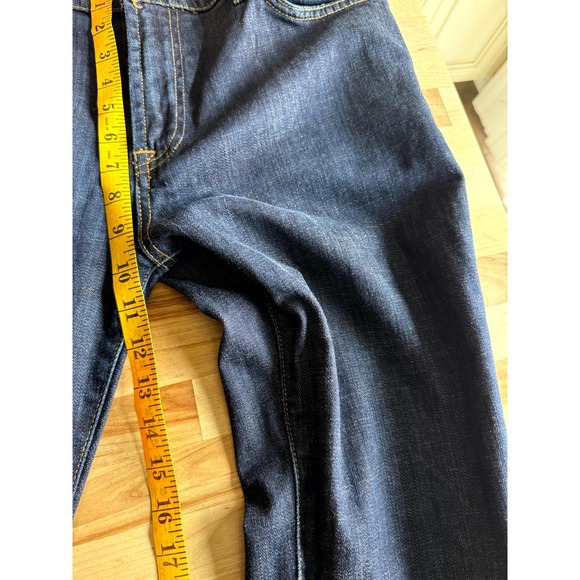 7 For All Mankind Slimmy Jeans Mens Size 38 Dark Wash Denim Pants - Picture 12 of 12